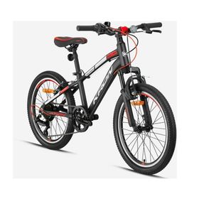 Kron KRN25-030 XC 75 20 Jant 7 Vites V Fren Shimano Sistem Alüminyum Mat Siyah Gri Mavi Çocuk Bisikleti