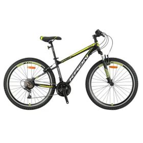Kron Vortex 4.0 24 Jant 21 Vites V-Fren Çelik Siyah Sarı Vitesli Çocuk Bisikleti