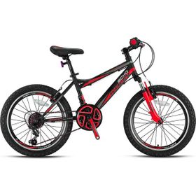 Kron Vortex 4.0 V Fren 20 Jant Profesyonel Siyah Kırmızı Çocuk Bisikleti