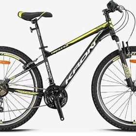 Kron Vortex 4.0 V Fren 26 Jant 21 Vites 16 Kadro Siyah Neon Sarı Dağ Bisikleti