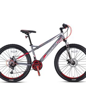 Kron Vortex 4.0 V Fren 29 Jant 21 Vites 16" Mat Füme Kırmızı Gri Dağ Bisikleti
