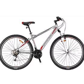 Kron Vortex 4.0 V Fren 29 Jant 21 Vites 18" Mat Füme Kırmızı Gri Dağ Bisikleti
