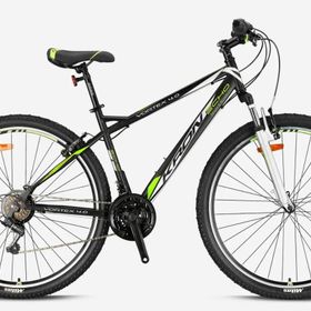 Kron Vortex 4.0 V Fren 29 Jant 21 Vites 18" Mat Siyah Neon Sarı Gri Dağ Bisikleti