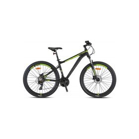 Kron XC 100 24 Jant 21 Vites Hidrolik Disk Fren Mandallı Vites Kolları Full Shimano Mat Siyah Gri Neon Sarı Dağ Bisikleti