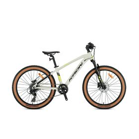 Kron Xc 100 24 Jant 8 Vites 13K HD Bej Neon Sarı Siyah Dağ Bisikleti