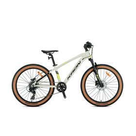 Kron Xc 100 24 Jant 8 Vites 13K HD Bej Neon Sarı Siyah Dağ Bisikleti