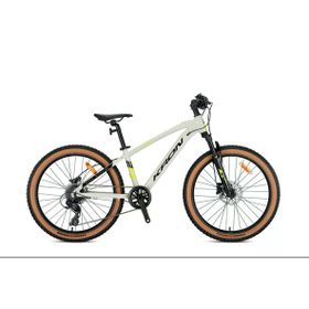 Kron Xc 100 24 Jant 8 Vites 13K HD Bej Neon Sarı Siyah Dağ Bisikleti