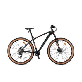 Kron Xc 100 24 Jant 8 Vites 13K HD Mat Siyah Neon Turuncu Füme Dağ Bisikleti