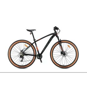 Kron Xc 100 24 Jant 8 Vites 13K HD Mat Siyah Neon Turuncu Füme Dağ Bisikleti