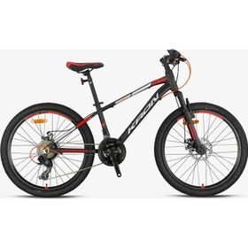 Kron XC 75 24 Jant 13 Kadro MD 21 Vites Siyah Gri Kırmızı Çocuk Dağ Bisikleti