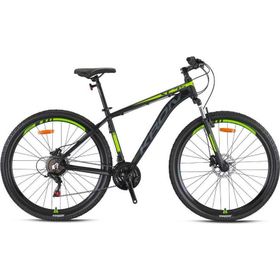 Kron XC 75 27.5 inç Jant Mekanik Disk 21 Vites 19 Kadro Siyah Neon Sarı Füme Dağ Bisikleti
