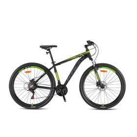 Kron XC 75 27.5 inç Jant Mekanik Disk 21 Vites 19 Kadro Siyah Neon Sarı Füme Dağ Bisikleti