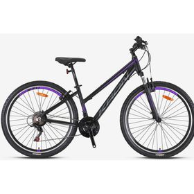 Kron XC 75 27.5 Jant V-Fren 21 Vites 15 Kadro Mat Siyah Füme Mor Kadın Dağ Bisikleti