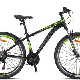 Kron XC 75 27.5 Jant V-Fren 21 Vites 17 Kadro Mat Siyah Neon Sarı Dağ Bisikleti