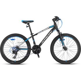 Kron Xc 75 V Fren 24 Jant Shimano Kelebek Vites Mat Siyah Turkuaz Bisiklet