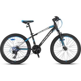 Kron Xc 75 V Fren 24 Jant Shimano Kelebek Vites Mat Siyah Turkuaz Bisiklet