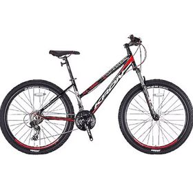 Kron XC100 Hidrolik Disk Fren 27.5 Jant 21 Vites 17" Siyah Gri Kırmızı Dağ Bisikleti
