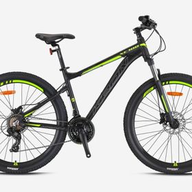 Kron XC100 Hidrolik Disk Fren 27.5 Jant 21 Vites 19" Mat Siyah Gri Neon Sarı Dağ Bisikleti