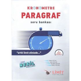 Kronometre Paragraf Soru Bankası Kolektif Limit Yayınları