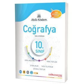 Kronometre Yayınları 10. Sınıf Coğrafya Akıllı Kitabım