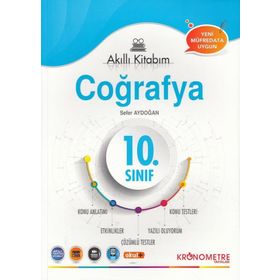 Kronometre Yayınları 10. Sınıf Coğrafya Akıllı Kitabım