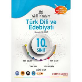 Kronometre Yayınları 10. Sınıf Türk Dili Ve Edebiyatı Akıllı Kitabım