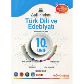 Kronometre Yayınları 10. Sınıf Türk Dili Ve Edebiyatı Akıllı Kitabım