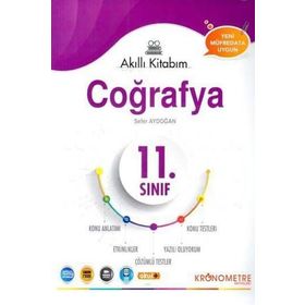 Kronometre Yayınları 11. Sınıf Coğrafya Akıllı Kitabım