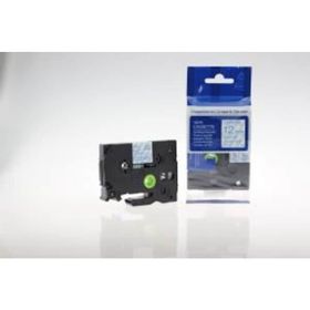Krt AZE-133 12 mm Şeffaf Üzerine Mavi Lamina 8 m Muadil Şerit
