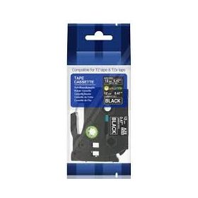 Krt Aze-335 12 Mm Siyah Üzerine Beyaz Lamina 8 m Muadil Şerit