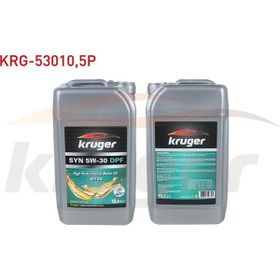 Kruger KRG-53010 5P 5W30 10.5 lt 1 Partiküllü Siyah Motor Yağı