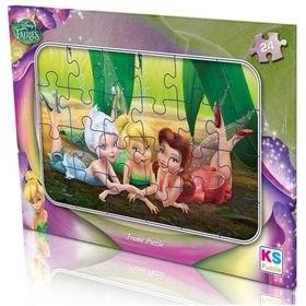 KS 24 Parça Fairies Frame Puzzle