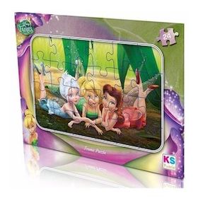 KS 24 Parça Fairies Frame Puzzle