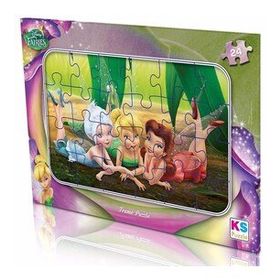 KS 24 Parça Fairies Frame Puzzle