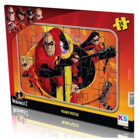 KS 24 Parça Incredibles Frame Puzzle
