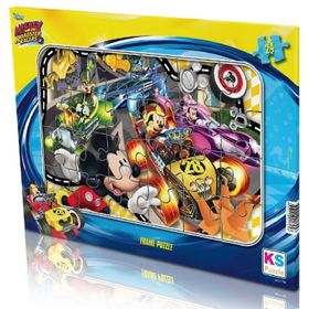 KS 24 Parça Mickey Mouse Frame Puzzle