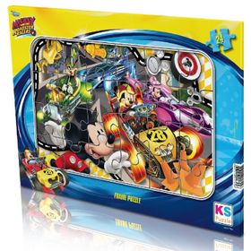 KS 24 Parça Mickey Mouse Frame Puzzle