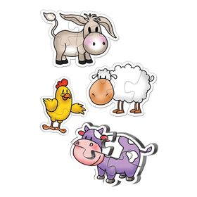 Ks Baby 4 In1 Çiftlik Hayvanları Puzzle