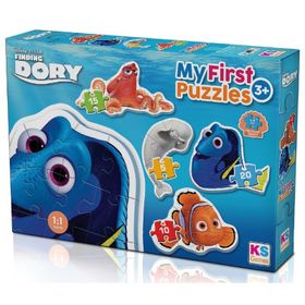 Ks Baby Dory My First Puzzle 4 In 1 Çerçevesiz Puzzle
