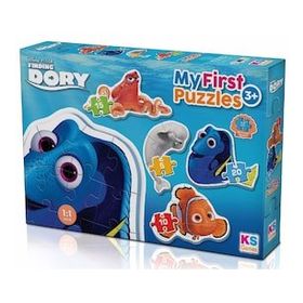 Ks Baby Dory My First Puzzle 4 In 1 Çerçevesiz Puzzle