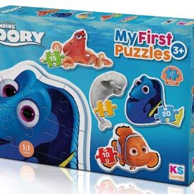 Ks Baby Dory My First Puzzle 4 In 1 Çerçevesiz Puzzle