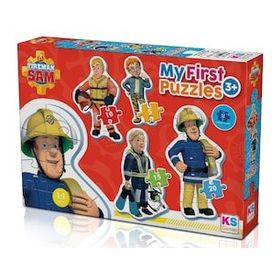 Ks Baby Fireman Sam My First Puzzle 4 In 1 Çerçevesiz Puzzle