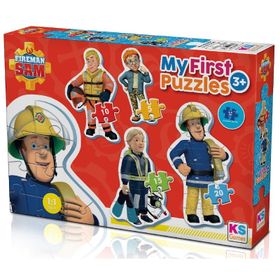 Ks Baby Fireman Sam My First Puzzle 4 In 1 Çerçevesiz Puzzle