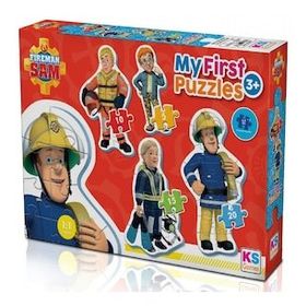 Ks Baby Fireman Sam My First Puzzle 4 In 1 Çerçevesiz Puzzle