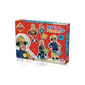 Ks Baby Fireman Sam My First Puzzle 4 In 1 Çerçevesiz Puzzle