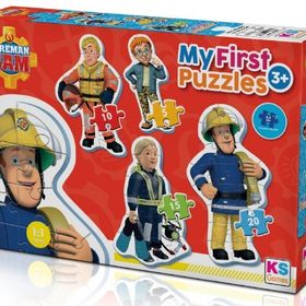 Ks Baby Fireman Sam My First Puzzle 4 In 1 Çerçevesiz Puzzle