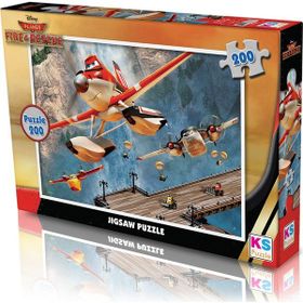 KS Disney Planes 200 Parça Çocuk Puzzle