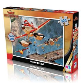 KS Disney Planes 200 Parça Çocuk Puzzle