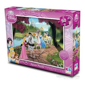 KS Disney Princess 50 Parça Çocuk Puzzle