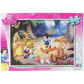 KS Disney Princess 50 Parça Çocuk Puzzle